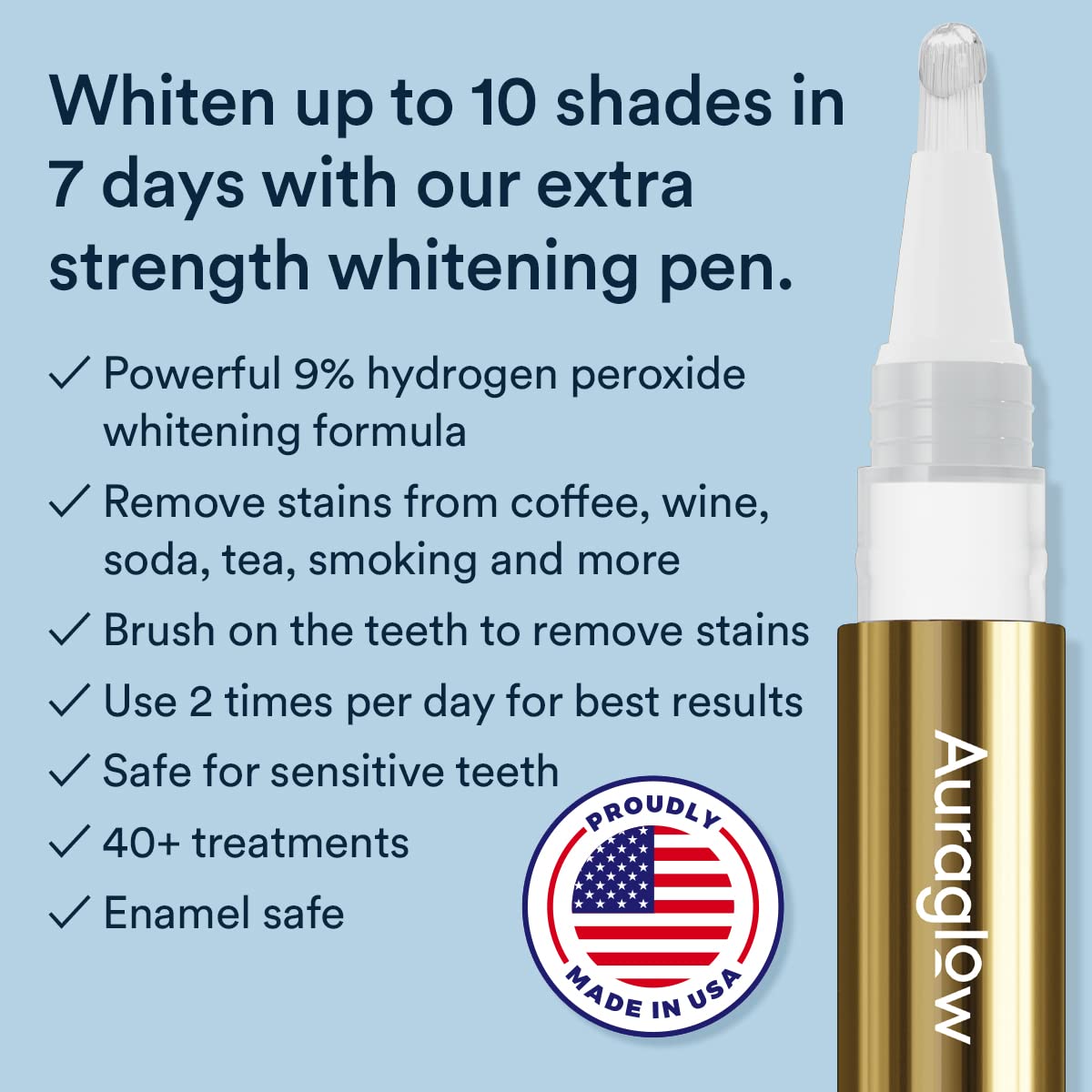 Auraglow Teeth Whitening Pen