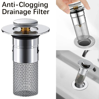 Pop-up Sink Drain Filter