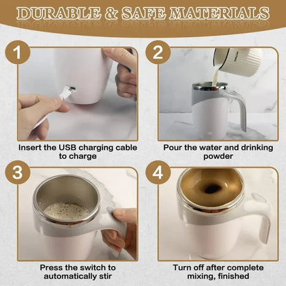 Auto Stir Coffee Mug