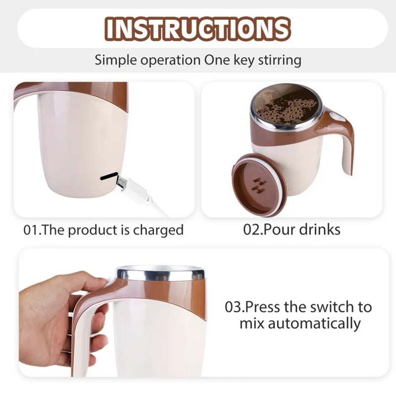 Auto Stir Coffee Mug