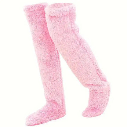Plush Knee High Socks