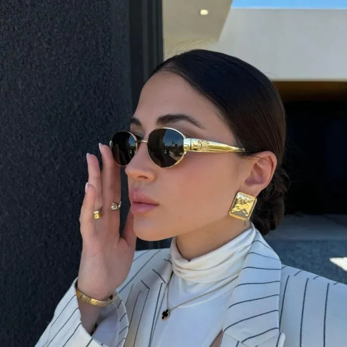 Metal Oval Sunglasses (60% OFF TODAY ONLY)